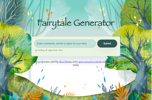Fairytale generator